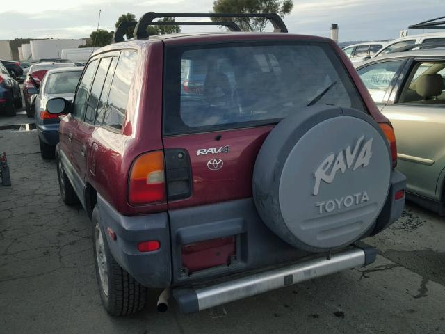 JT3HP10V1V0139582 - 1997 TOYOTA RAV4 RED photo 3