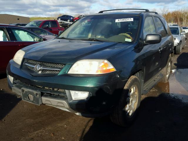 2HNYD18241H503346 - 2001 ACURA MDX GREEN photo 2