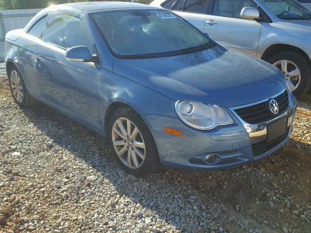 WVWFA71F27V015731 - 2007 VOLKSWAGEN EOS 2.0T L BLUE photo 1