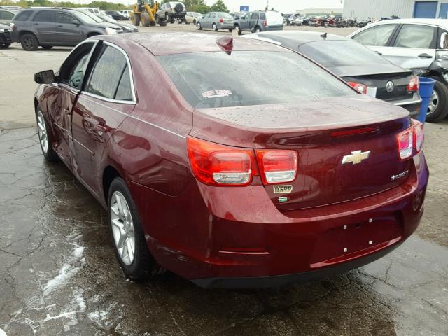 1G11C5SL1FF300693 - 2015 CHEVROLET MALIBU 1LT MAROON photo 3