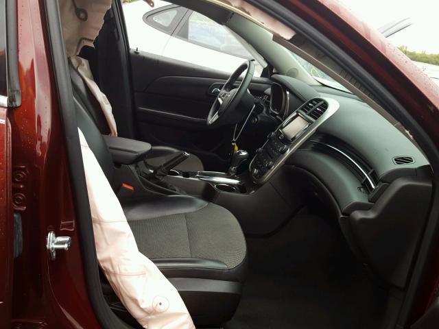 1G11C5SL1FF300693 - 2015 CHEVROLET MALIBU 1LT MAROON photo 5
