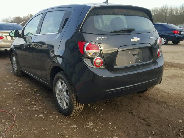 1G1JC6SH1D4176354 - 2013 CHEVROLET SONIC LT BLACK photo 3