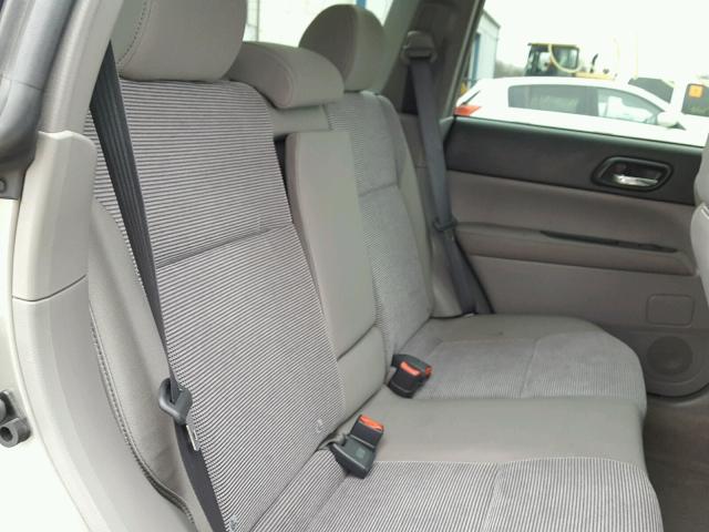 JF1SG65646H744642 - 2006 SUBARU FORESTER 2 GRAY photo 6