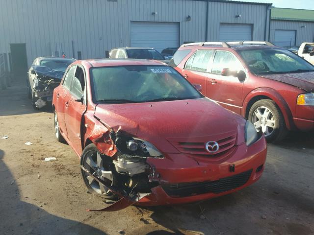 JM1BK343251334251 - 2005 MAZDA 3 HATCHBAC RED photo 1