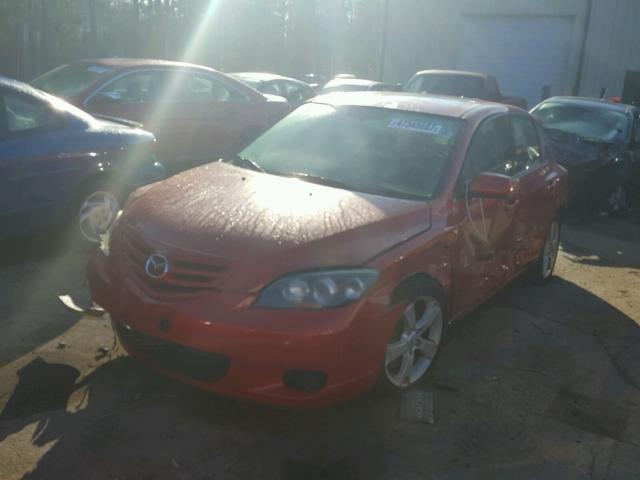 JM1BK343251334251 - 2005 MAZDA 3 HATCHBAC RED photo 2