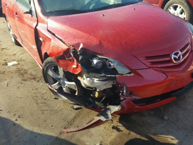 JM1BK343251334251 - 2005 MAZDA 3 HATCHBAC RED photo 9