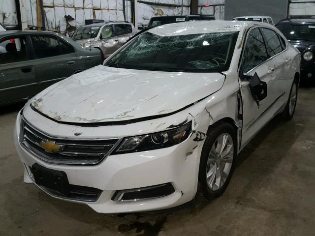 2G1125S33F9238242 - 2015 CHEVROLET IMPALA LT WHITE photo 2