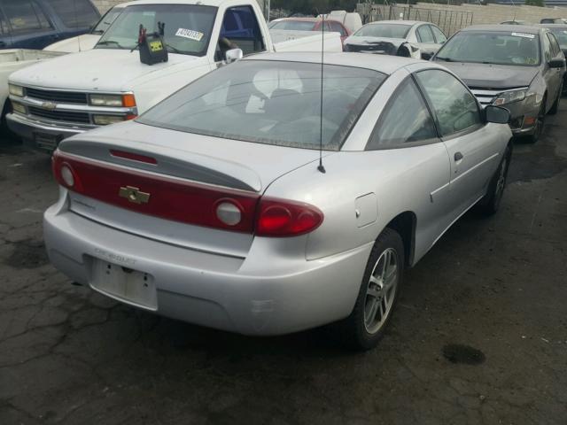 1G1JC12F847255553 - 2004 CHEVROLET CAVALIER SILVER photo 4