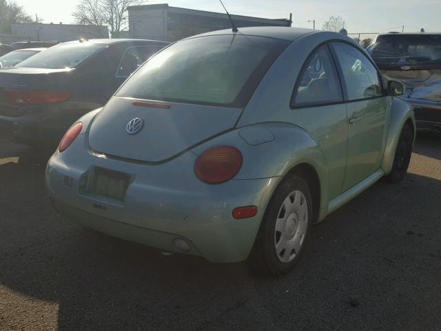 3VWBS21C31M418149 - 2001 VOLKSWAGEN NEW BEETLE GREEN photo 4