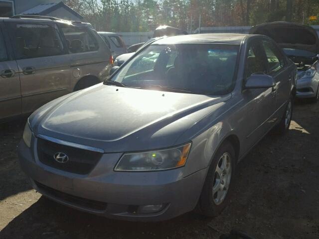 5NPEU46F06H114489 - 2006 HYUNDAI SONATA GLS GRAY photo 2