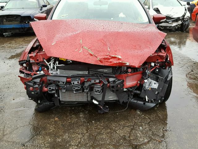 1FADP3F25HL323371 - 2017 FORD FOCUS SE RED photo 9