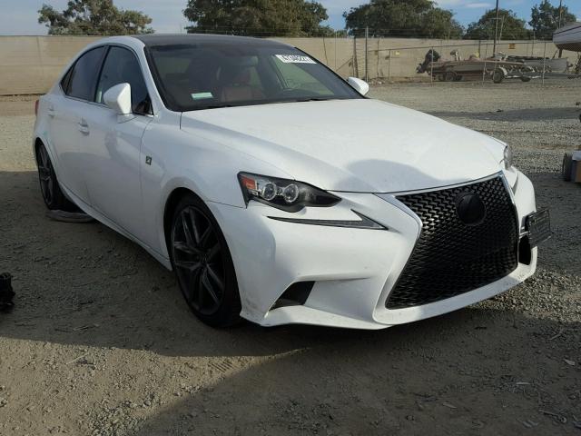 JTHBE1D21E5001565 - 2014 LEXUS IS 350 WHITE photo 1