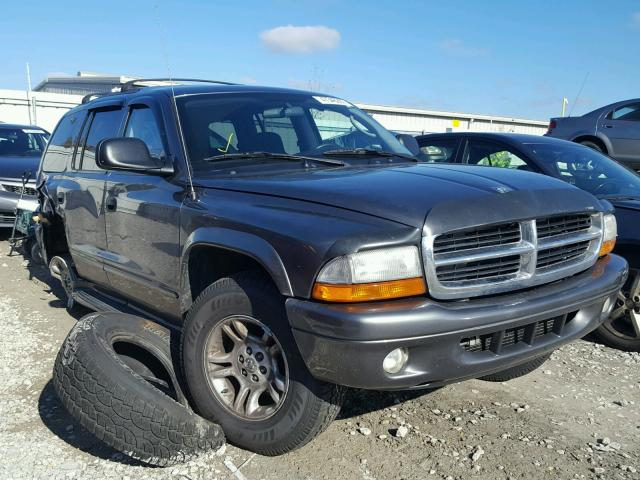 1D4HS48N93F557921 - 2003 DODGE DURANGO SL GRAY photo 1