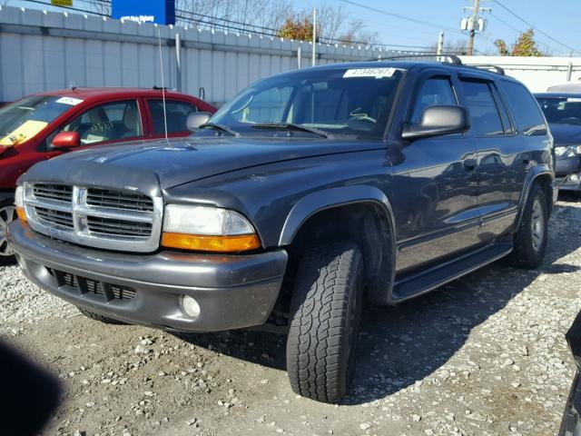 1D4HS48N93F557921 - 2003 DODGE DURANGO SL GRAY photo 2