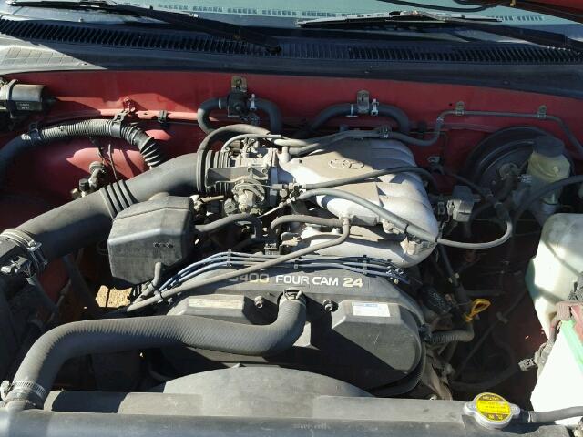 JT4TN12D5T0022181 - 1996 TOYOTA T100 XTRAC RED photo 7