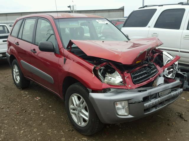 JTEGH20V330106473 - 2003 TOYOTA RAV4 MAROON photo 1