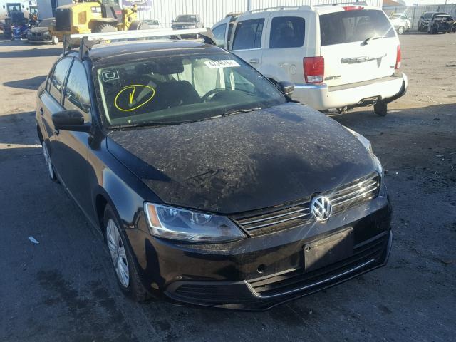 3VW2K7AJ7DM287520 - 2013 VOLKSWAGEN JETTA BASE BLACK photo 1