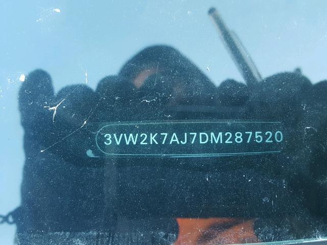 3VW2K7AJ7DM287520 - 2013 VOLKSWAGEN JETTA BASE 黑色 照片 10