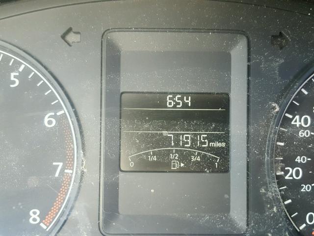 3VW2K7AJ7DM287520 - 2013 VOLKSWAGEN JETTA BASE 黑色 照片 8