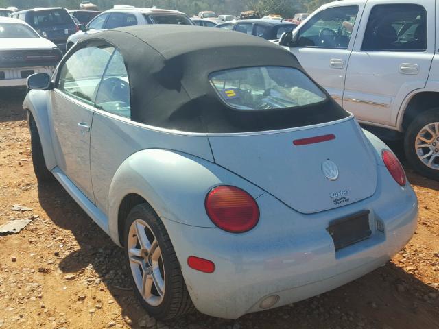 3VWCD31Y15M351086 - 2005 VOLKSWAGEN NEW BEETLE ლურჯი ფოტო 3