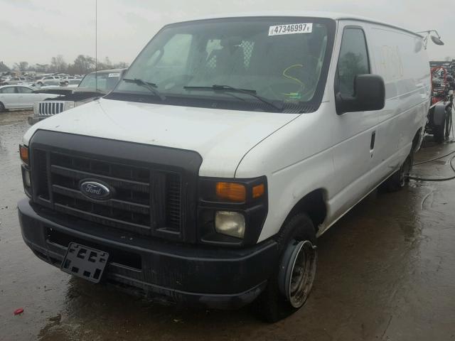 1FTNE1EWXADA92805 - 2010 FORD ECONOLINE WHITE photo 2