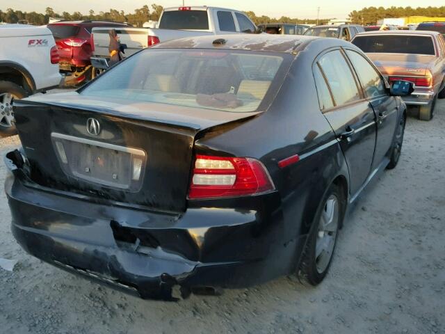 19UUA66247A011566 - 2007 ACURA TL BLACK photo 4