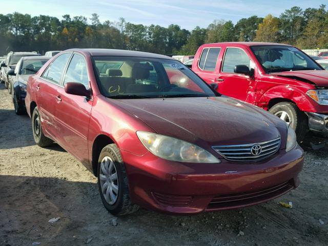 4T1BE32K65U396859 - 2005 TOYOTA CAMRY LE RED photo 1