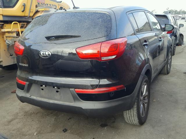 KNDPB3AC6E7656480 - 2014 KIA SPORTAGE B BLACK photo 4