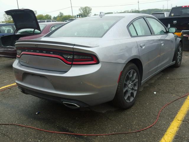 2C3CDXJG0JH195458 - 2018 DODGE CHARGER GT GRAY photo 4