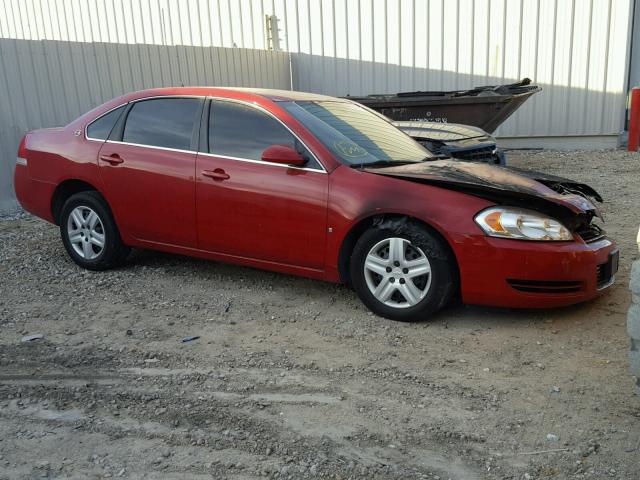 2G1WB58K181217038 - 2008 CHEVROLET IMPALA LS RED photo 1