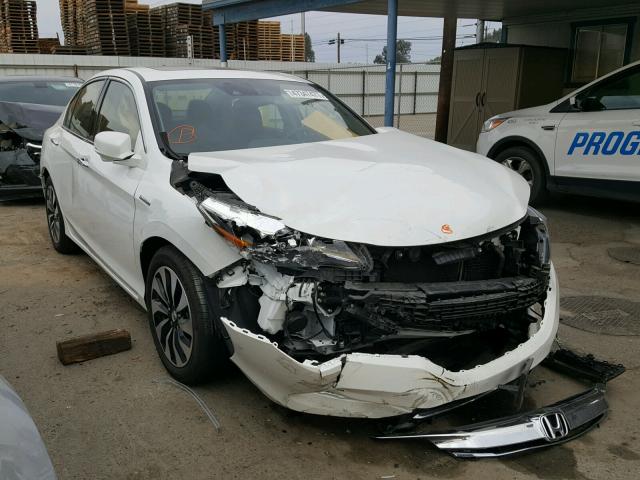 JHMCR6F55HC025977 - 2017 HONDA ACCORD HYB WHITE photo 1