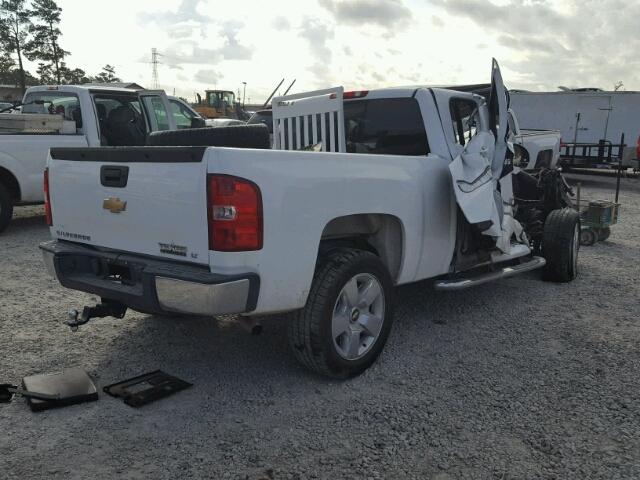 2GCEC290791116051 - 2009 CHEVROLET SILVERADO WHITE photo 4