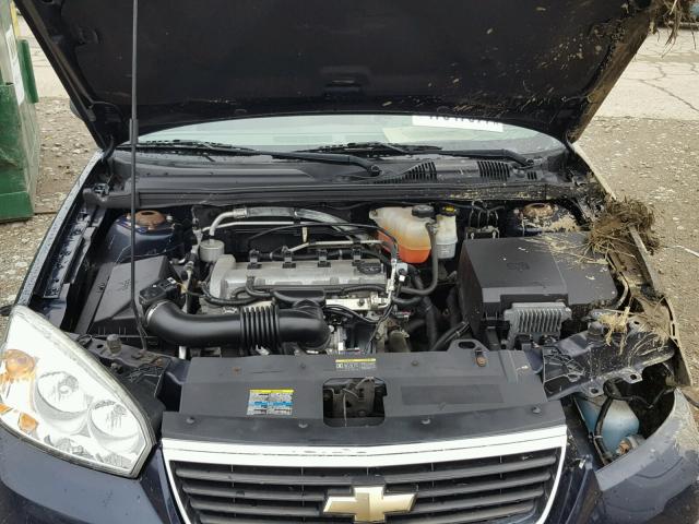 1G1ZS58F17F167037 - 2007 CHEVROLET MALIBU LS 蓝色 照片 7