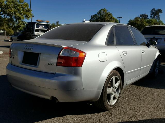 WAUJC68E45A097118 - 2005 AUDI A4 1.8T SILVER photo 4