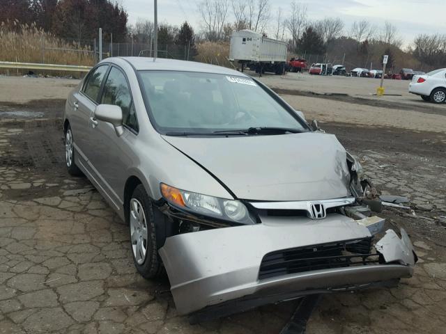 1HGFA16536L026052 - 2006 HONDA CIVIC LX Marrón foto 1