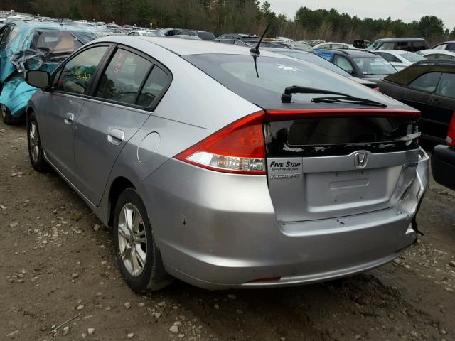 JHMZE2H76AS011224 - 2010 HONDA INSIGHT EX SILVER photo 3