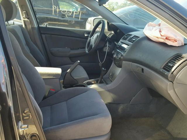 1HGCM56643A000433 - 2003 HONDA ACCORD EX GRAY photo 5