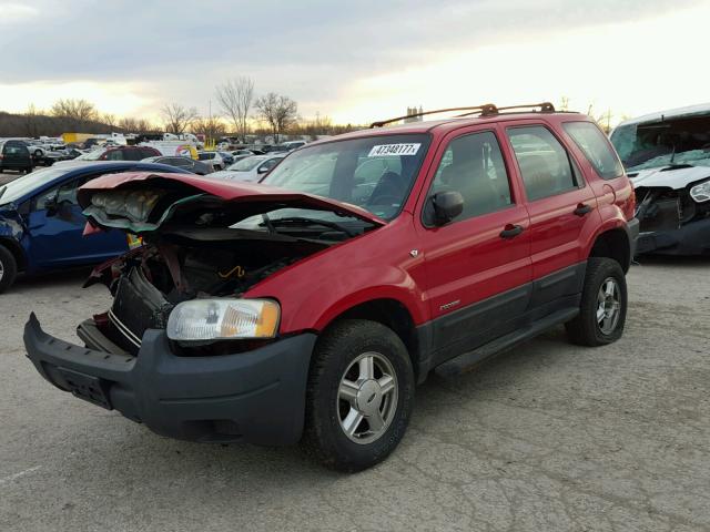 1FMYU021X1KA47521 - 2001 FORD ESCAPE XLS RED photo 2