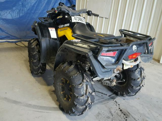 3JBEKCJ16BJ000954 - 2011 CAN-AM OUTLANDER BLACK photo 3