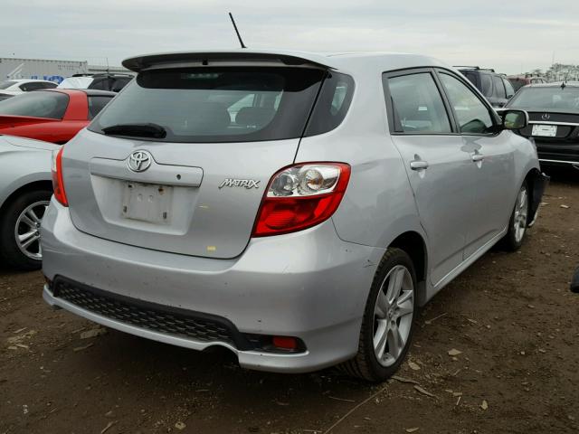 2T1KE4EE5DC050393 - 2013 TOYOTA COROLLA MA SILVER photo 4