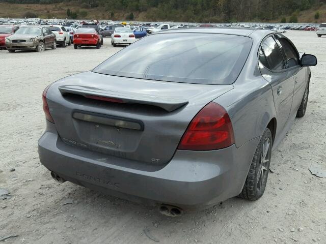 2G2WR554071234036 - 2007 PONTIAC GRAND PRIX GRAY photo 4