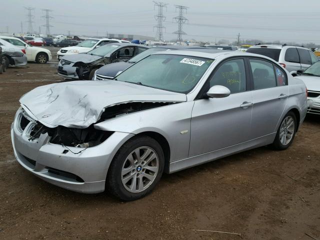 WBAVD13556KV14752 - 2006 BMW 325 XI SILVER photo 2
