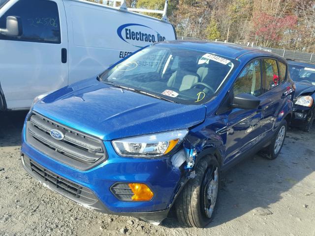 1FMCU0F70HUE65612 - 2017 FORD ESCAPE S BLUE photo 2