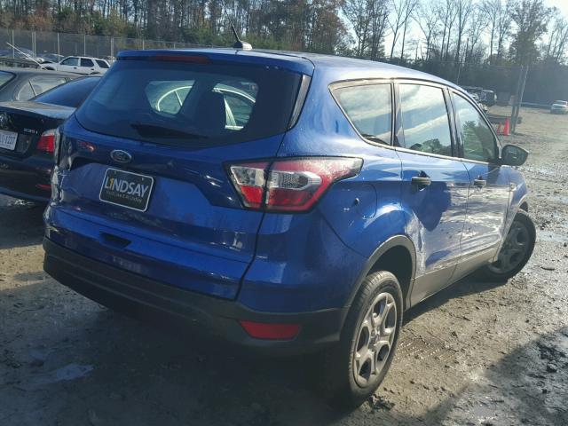 1FMCU0F70HUE65612 - 2017 FORD ESCAPE S BLUE photo 4