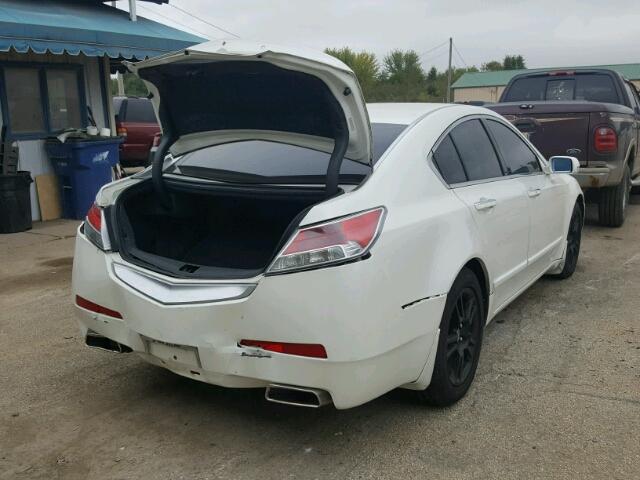 19UUA86519A011310 - 2009 ACURA TL WHITE photo 4