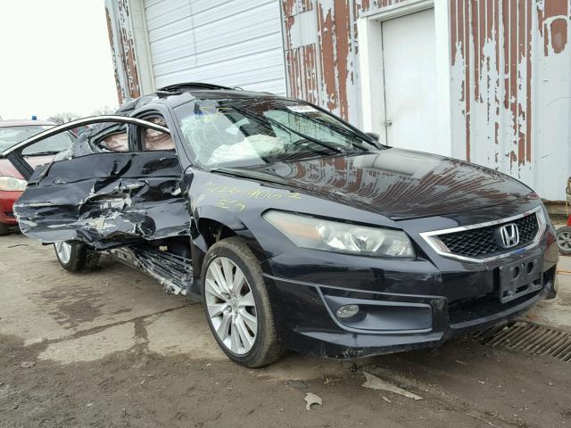 1HGCS22828A010820 - 2008 HONDA ACCORD EXL BLACK photo 1