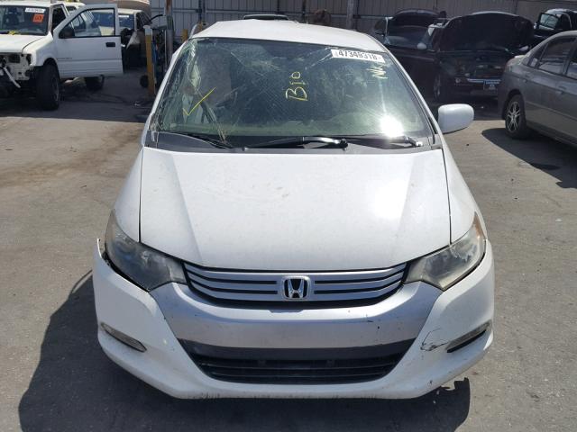 JHMZE2H31BS007466 - 2011 HONDA INSIGHT WHITE photo 9