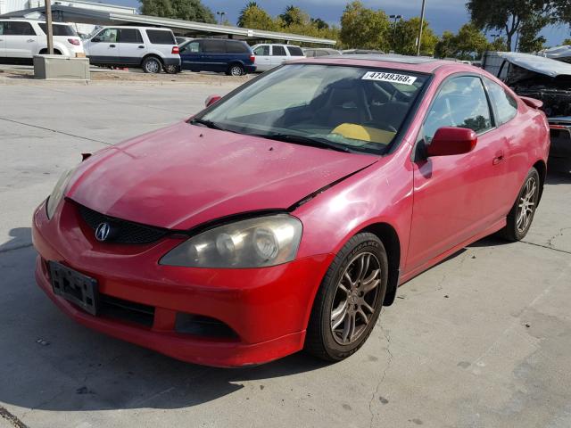 JH4DC53846S006340 - 2006 ACURA RSX RED photo 2