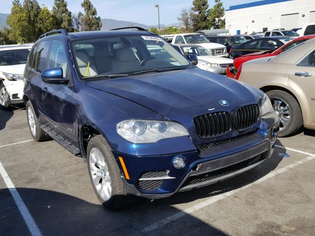 5UXZV4C57BL415274 - 2011 BMW X5 XDRIVE3 BLUE photo 1