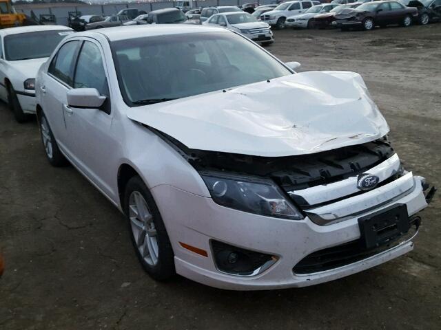 3FAHP0JG9CR178123 - 2012 FORD FUSION SEL WHITE photo 1